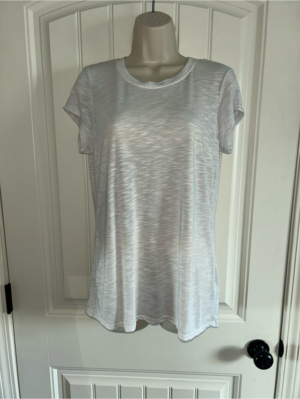 NWT Michael Stars White Short-Sleeve Crewneck Tee Sz OS